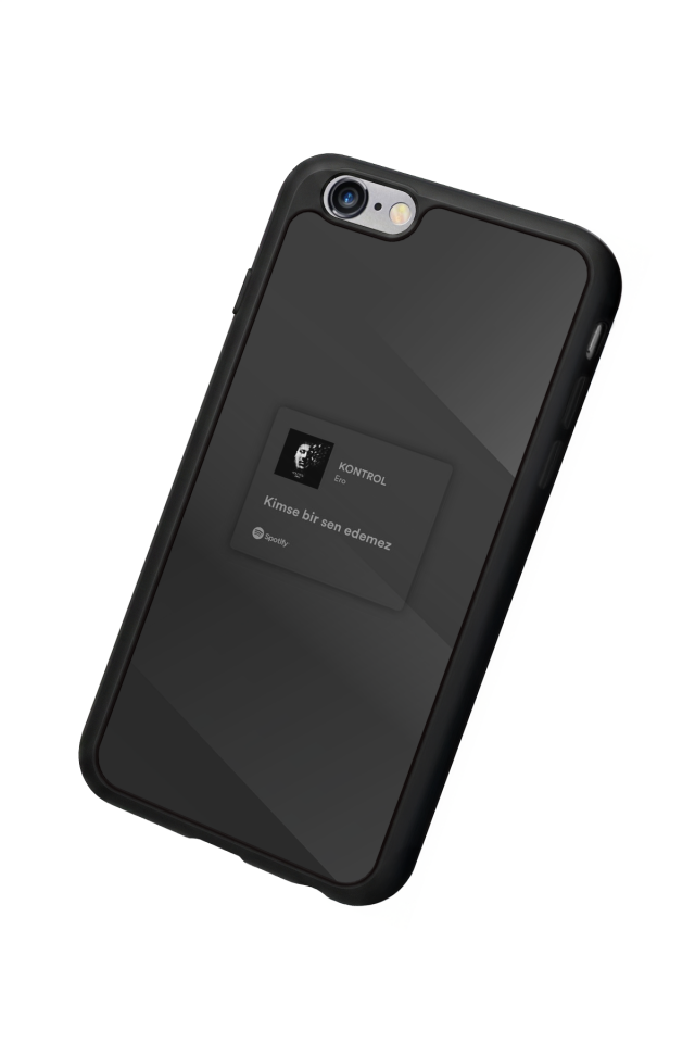 iPhone 6 Plus Uyumlu Sarki Sozleri Tasarımlı Glossy Premium Kılıf