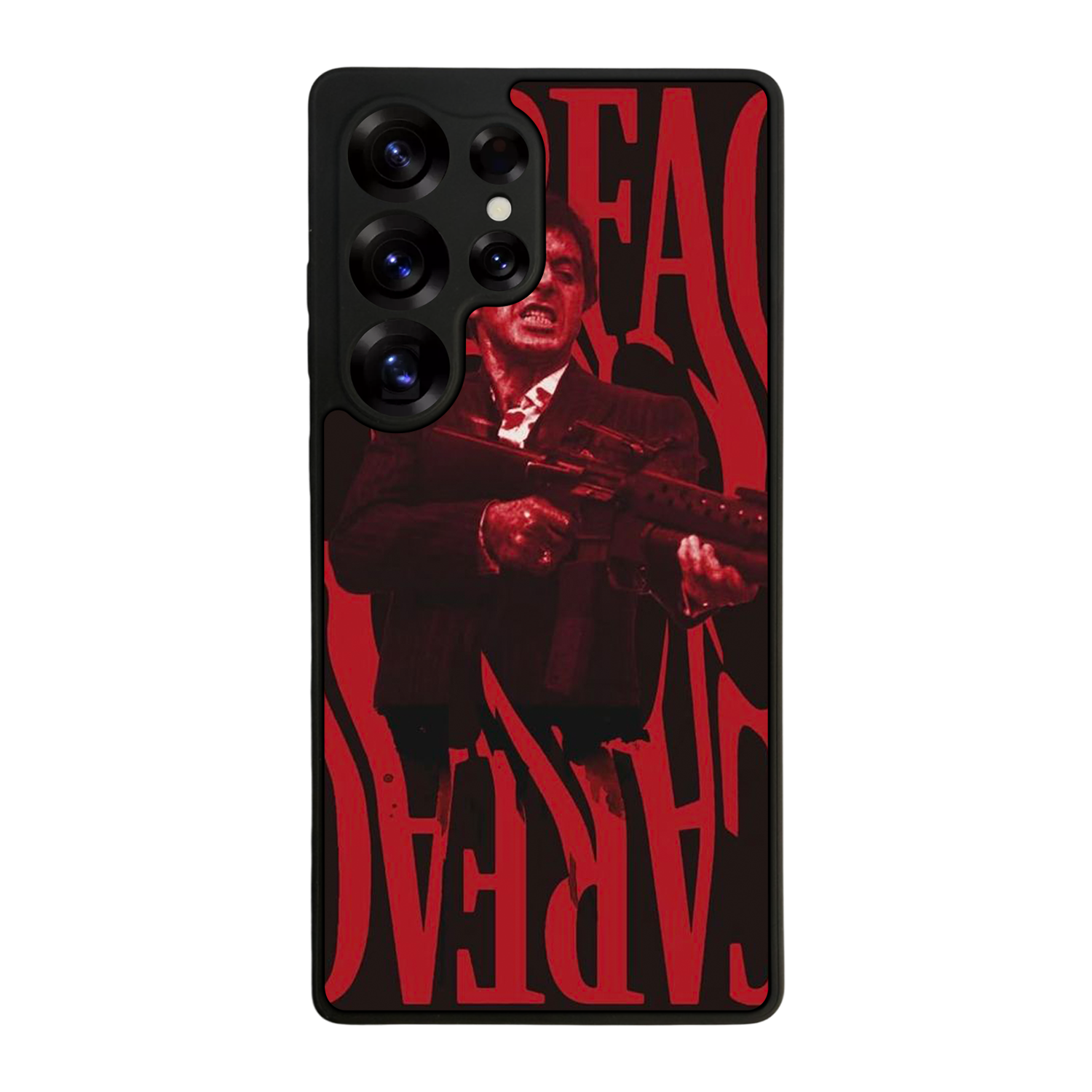 Samsung Galaxy S25 Ultra Uyumlu Scarface Tasarımlı Glossy Premium Kılıf