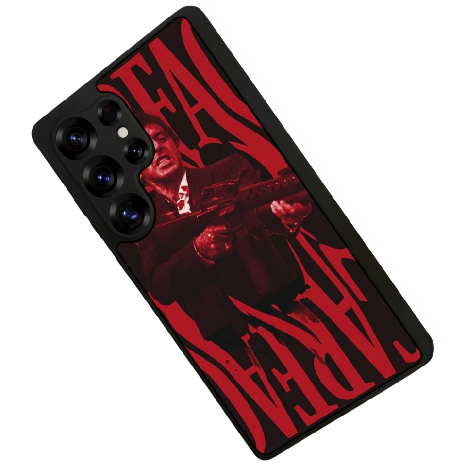 Samsung Galaxy S25 Ultra Uyumlu Scarface Tasarımlı Glossy Premium Kılıf