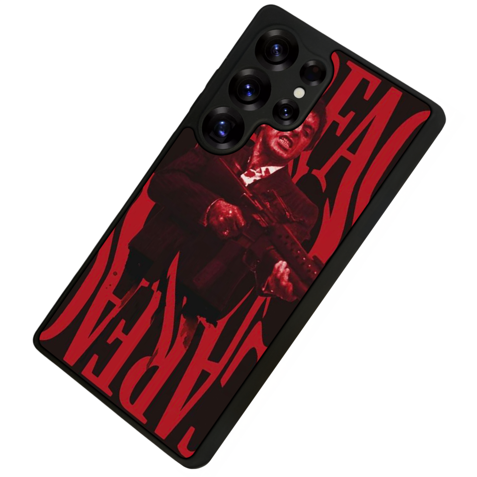 Samsung Galaxy S25 Ultra Uyumlu Scarface Tasarımlı Glossy Premium Kılıf