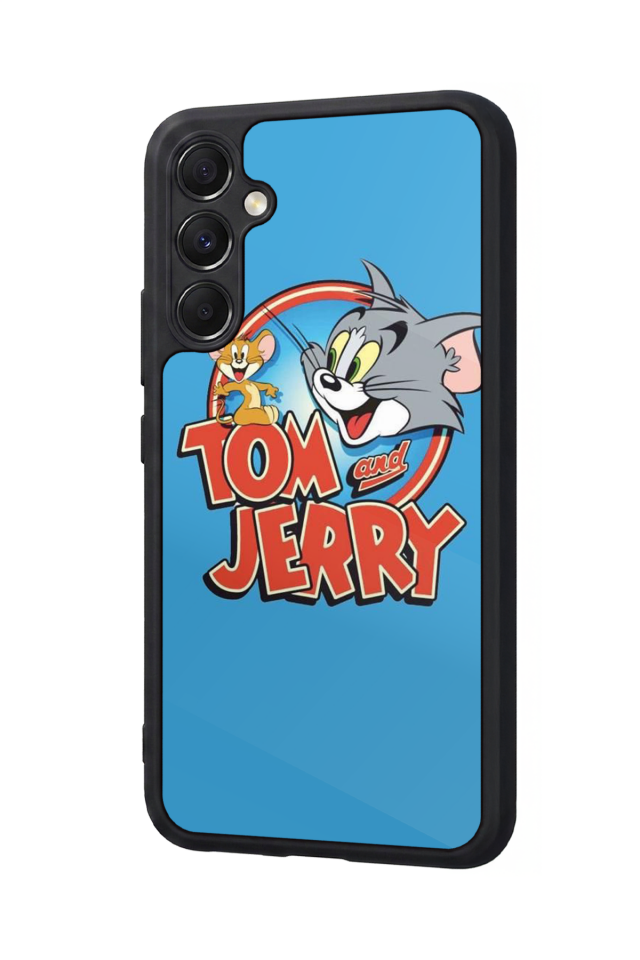 Samsung Galaxy A34 Uyumlu Tom And Jerry Tasarımlı Glossy Premium Kılıf