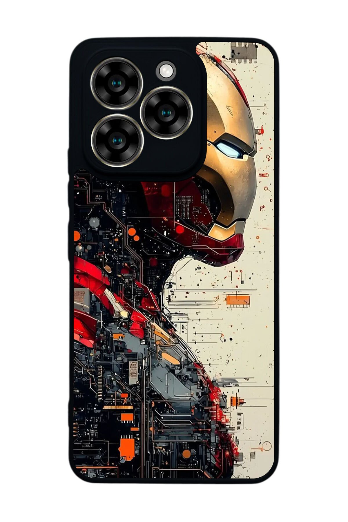 Reeder S919 Uyumlu Iron Man ( Demir Adam ) Tasarımlı Glossy Premium Kılıf