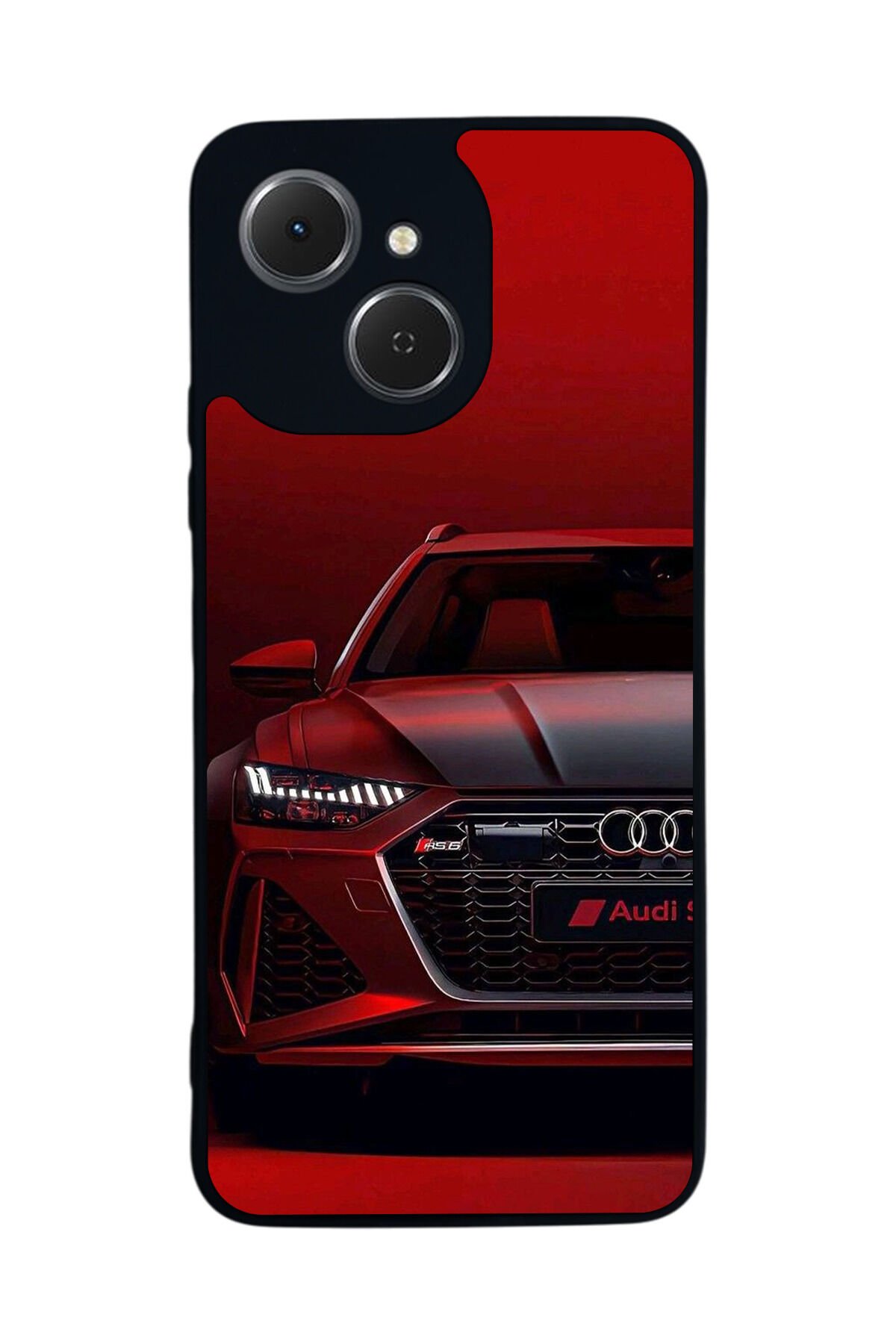 Tecno Spark 40C Uyumlu Audi Tasarımlı Glossy Premium Kılıf
