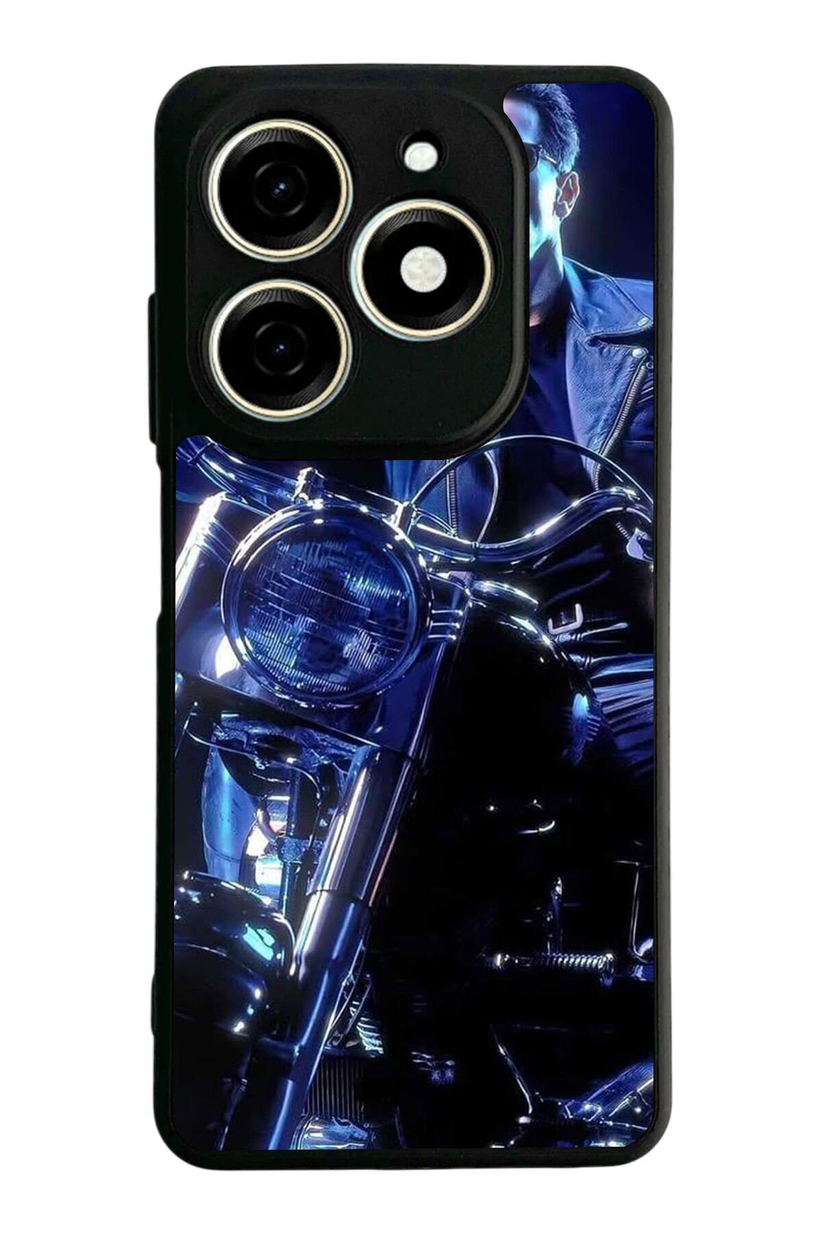 Tecno Spark 20/20C Uyumlu Terminator Tasarımlı Glossy Premium Kılıf