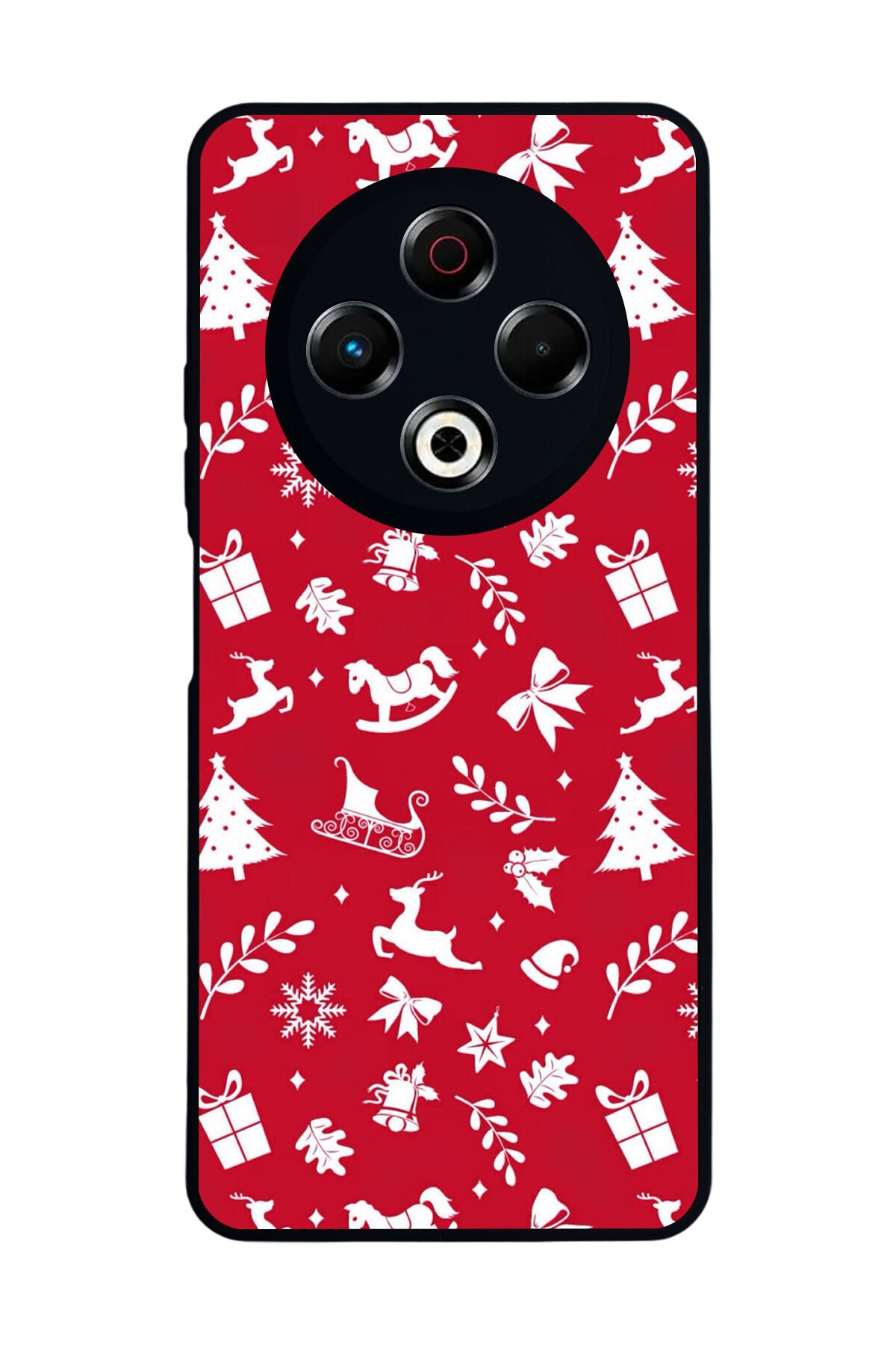 Tecno Spark 30 Uyumlu Yilbasi Christmas Tasarımlı Glossy Premium Kılıf