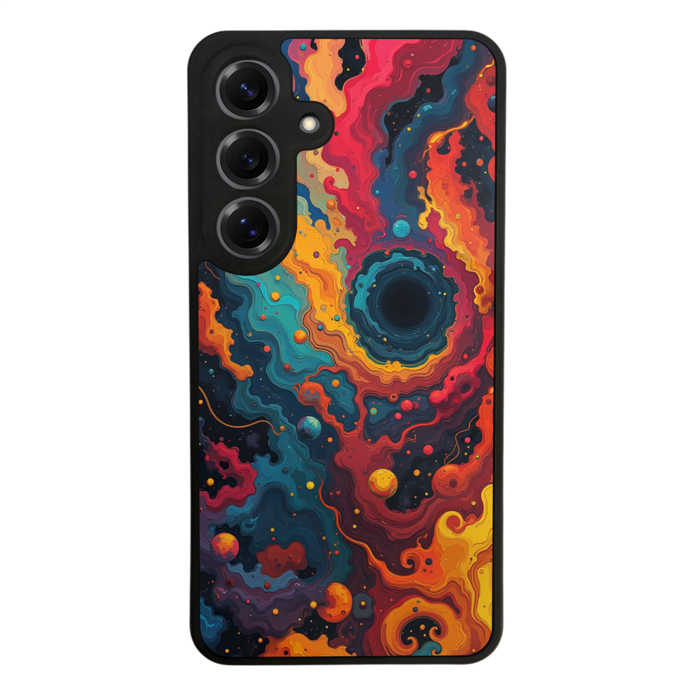 Samsung Galaxy S25 Uyumlu Abstract Tasarımlı Glossy Premium Kılıf