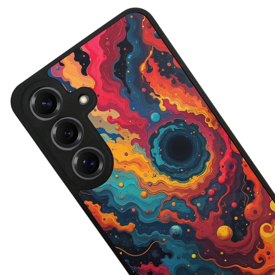 Samsung Galaxy S25 Uyumlu Abstract Tasarımlı Glossy Premium Kılıf