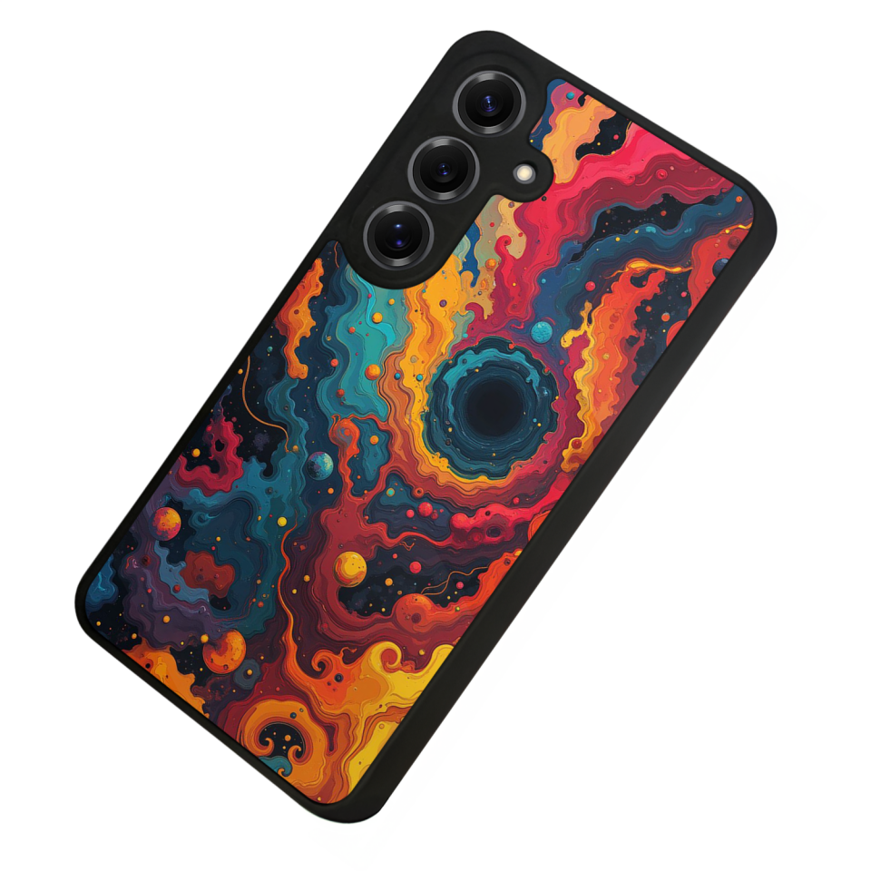 Samsung Galaxy S25 Uyumlu Abstract Tasarımlı Glossy Premium Kılıf