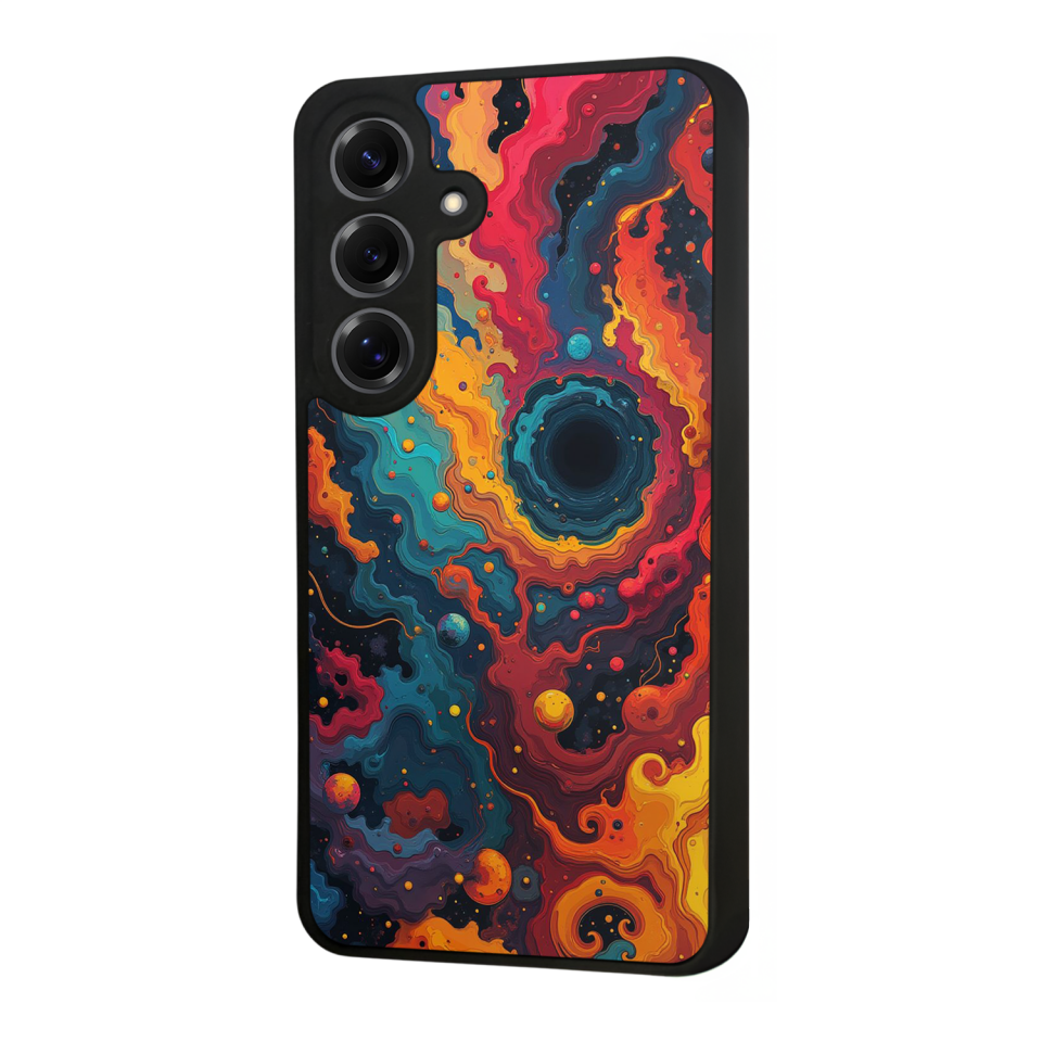 Samsung Galaxy S25 Uyumlu Abstract Tasarımlı Glossy Premium Kılıf