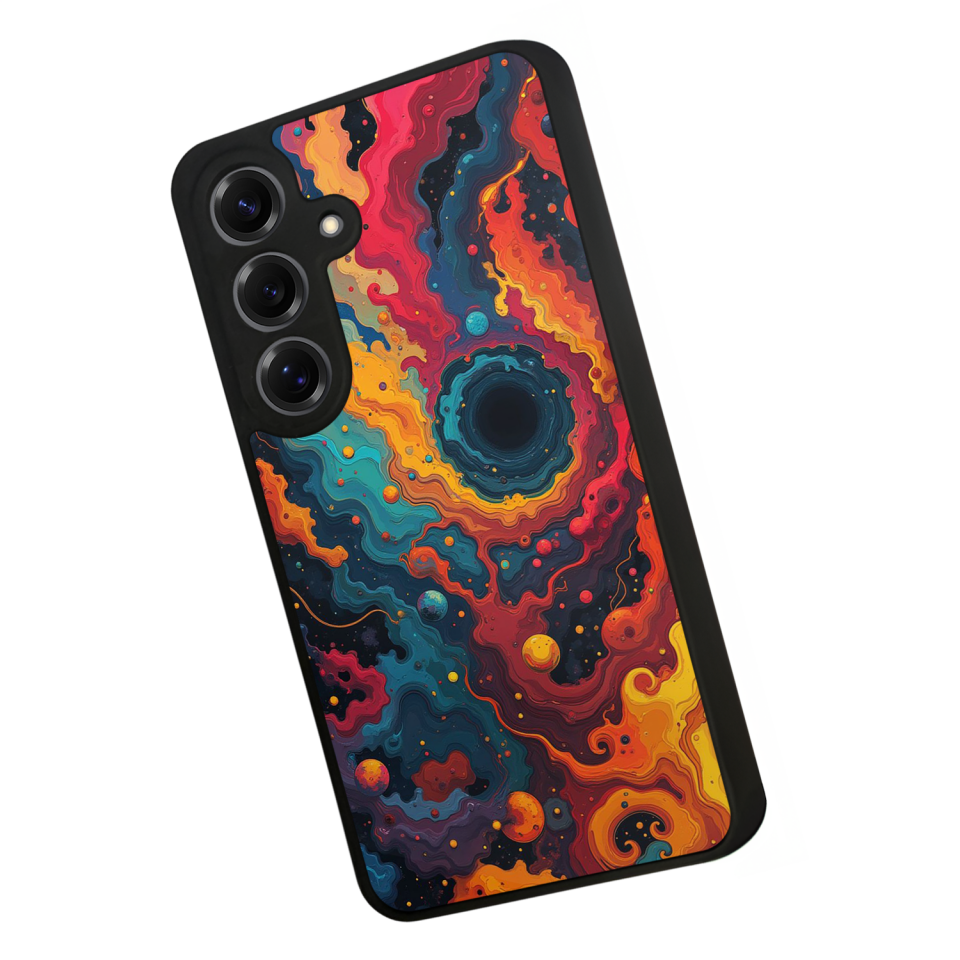 Samsung Galaxy S25 Uyumlu Abstract Tasarımlı Glossy Premium Kılıf