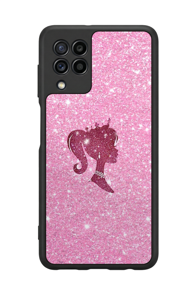 Samsung Galaxy M22 Uyumlu Barbie Tasarımlı Glossy Premium Kılıf