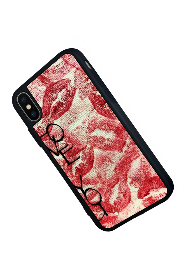 iPhone XS Max Uyumlu Dudak Tasarımlı Glossy Premium Kılıf
