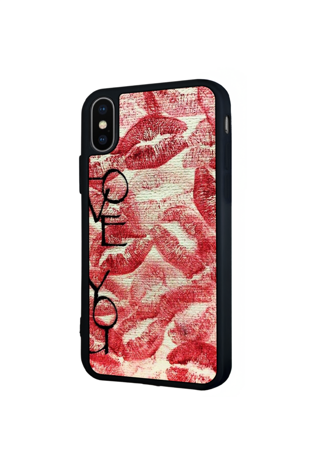 iPhone XS Max Uyumlu Dudak Tasarımlı Glossy Premium Kılıf