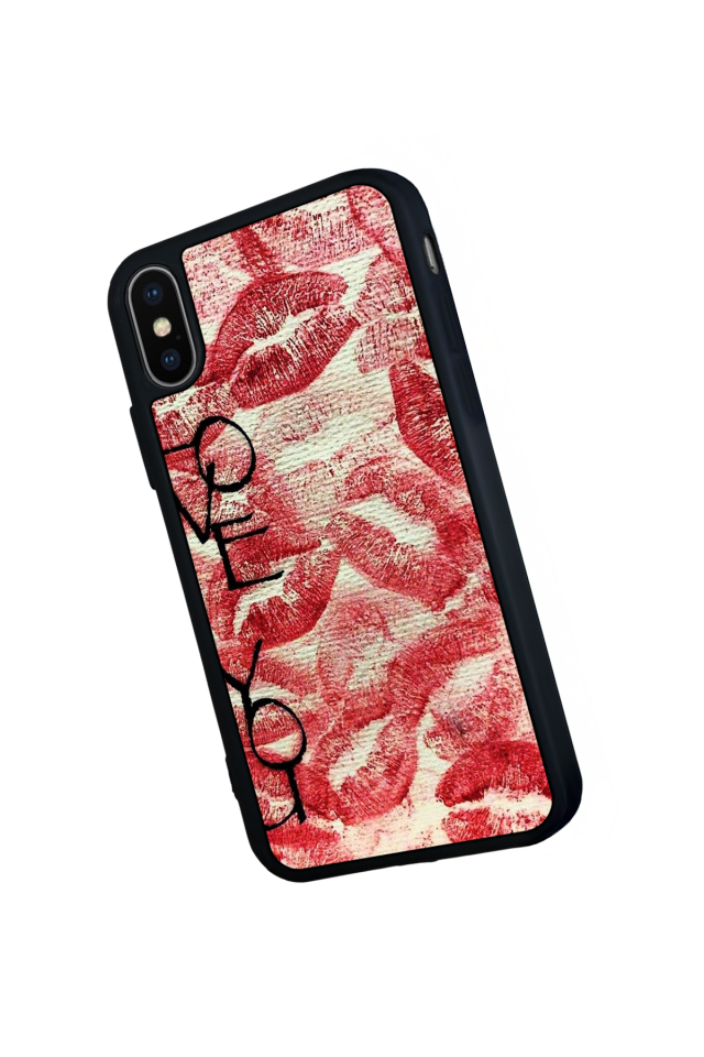 iPhone XS Max Uyumlu Dudak Tasarımlı Glossy Premium Kılıf