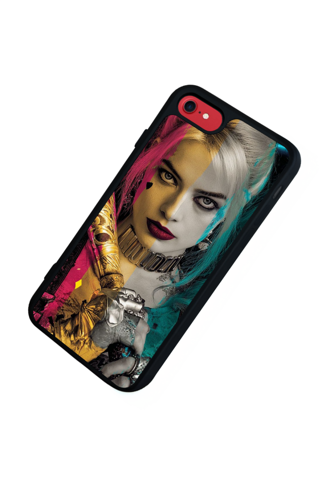 iPhone SE Uyumlu HarleyQueen Tasarımlı Glossy Premium Kılıf