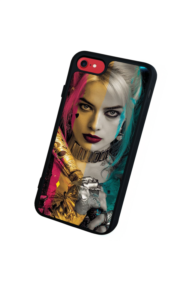 iPhone SE Uyumlu HarleyQueen Tasarımlı Glossy Premium Kılıf