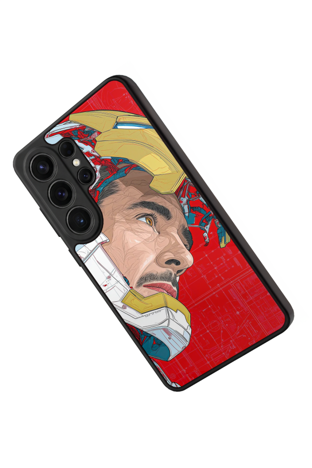 Samsung Galaxy S26 Ultra Uyumlu Iron Man ( Demir Adam ) Tasarımlı Glossy Premium Kılıf