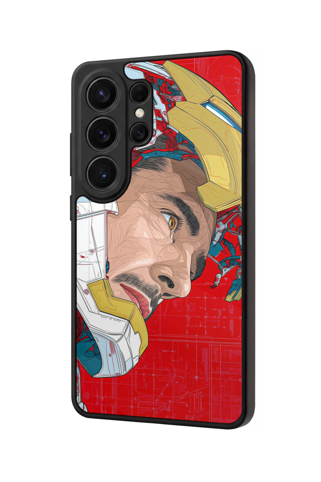 Samsung Galaxy S26 Ultra Uyumlu Iron Man ( Demir Adam ) Tasarımlı Glossy Premium Kılıf