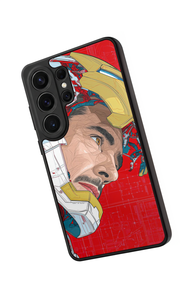 Samsung Galaxy S26 Ultra Uyumlu Iron Man ( Demir Adam ) Tasarımlı Glossy Premium Kılıf