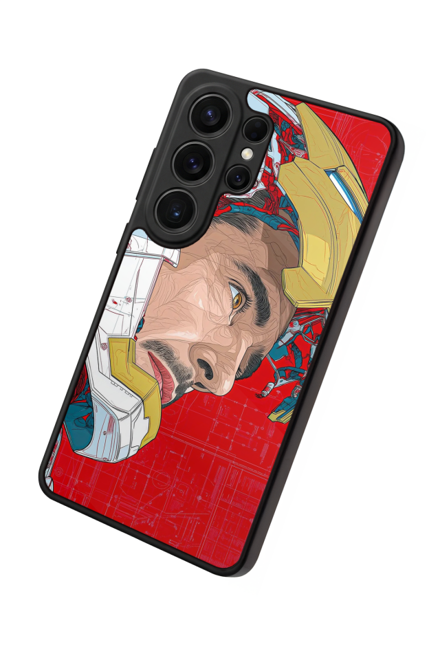 Samsung Galaxy S26 Ultra Uyumlu Iron Man ( Demir Adam ) Tasarımlı Glossy Premium Kılıf