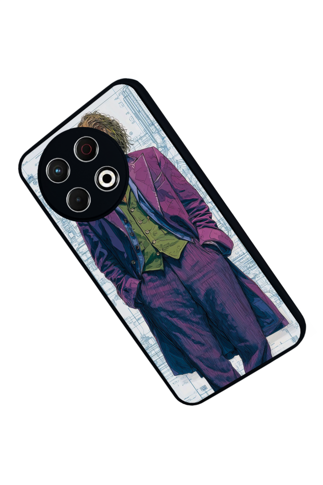 Tecno Spark 30 Pro Uyumlu Joker Tasarımlı Glossy Premium Kılıf