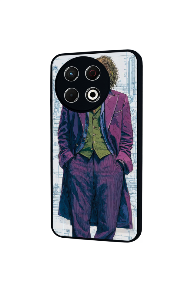 Tecno Spark 30 Pro Uyumlu Joker Tasarımlı Glossy Premium Kılıf