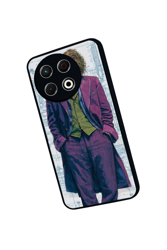 Tecno Spark 30 Pro Uyumlu Joker Tasarımlı Glossy Premium Kılıf
