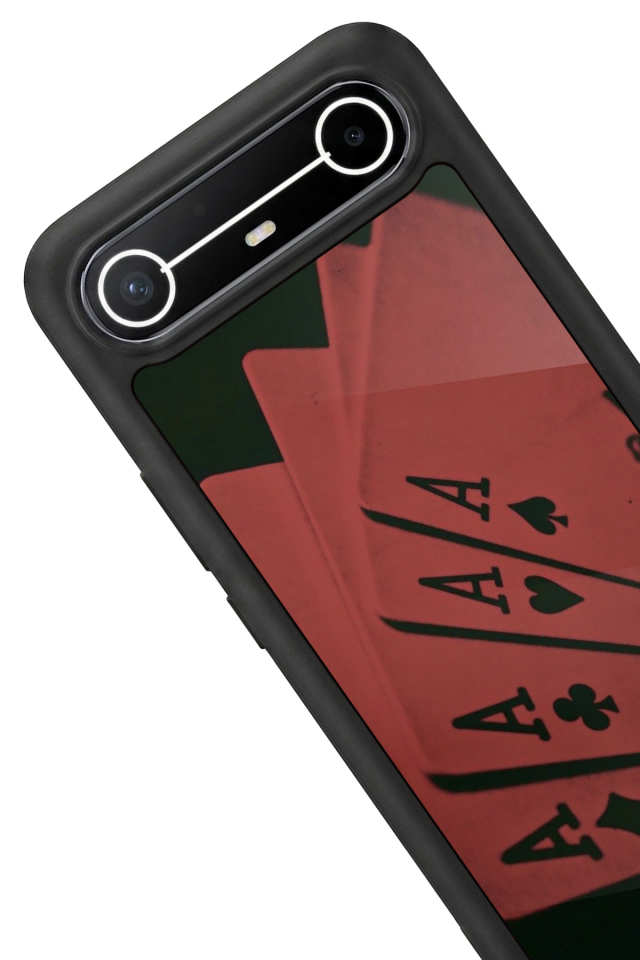 Tecno Spark Slim 5G Uyumlu Kart Tasarımlı Glossy Premium Kılıf