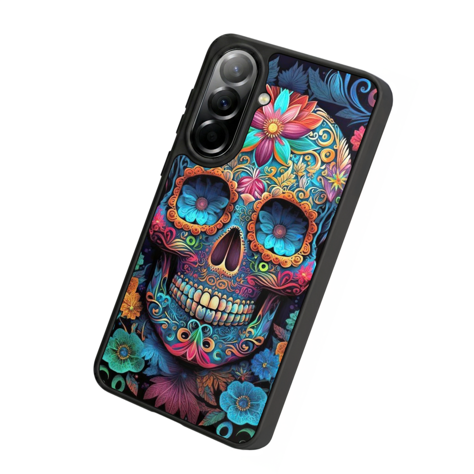 Samsung Galaxy A57 Uyumlu KuruKafa Tasarımlı Glossy Premium Kılıf