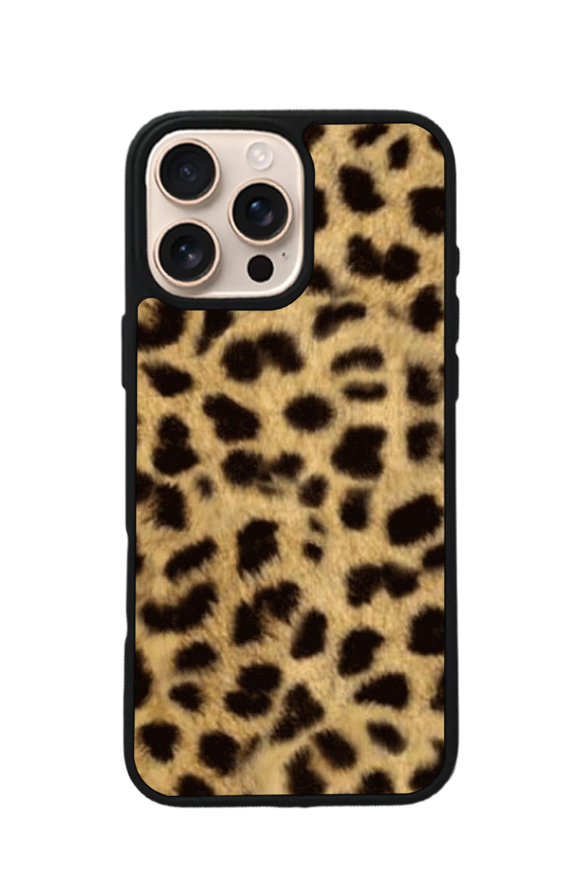 iPhone 15 Pro Max Uyumlu Leopar Tasarımlı Glossy Premium Kılıf