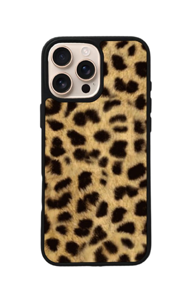 iPhone 15 Pro Max Uyumlu Leopar Tasarımlı Glossy Premium Kılıf