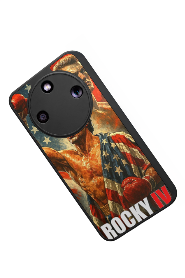 Honor Magic 8 Lite Uyumlu Rocky Tasarımlı Glossy Premium Kılıf