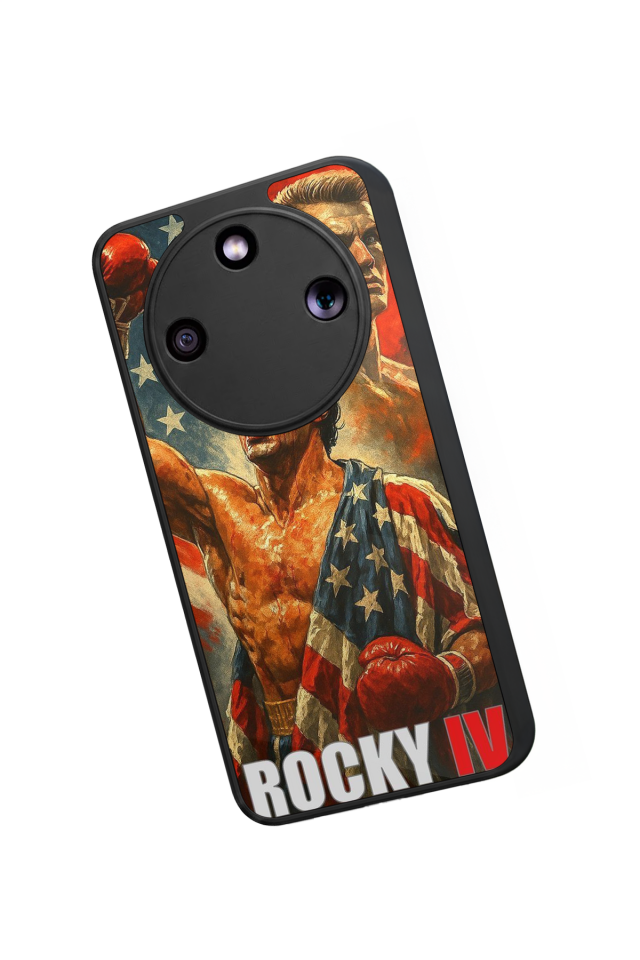 Honor Magic 8 Lite Uyumlu Rocky Tasarımlı Glossy Premium Kılıf