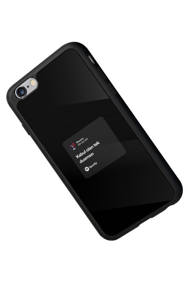 iPhone 6 Plus Uyumlu Sarki Sozleri Tasarımlı Glossy Premium Kılıf