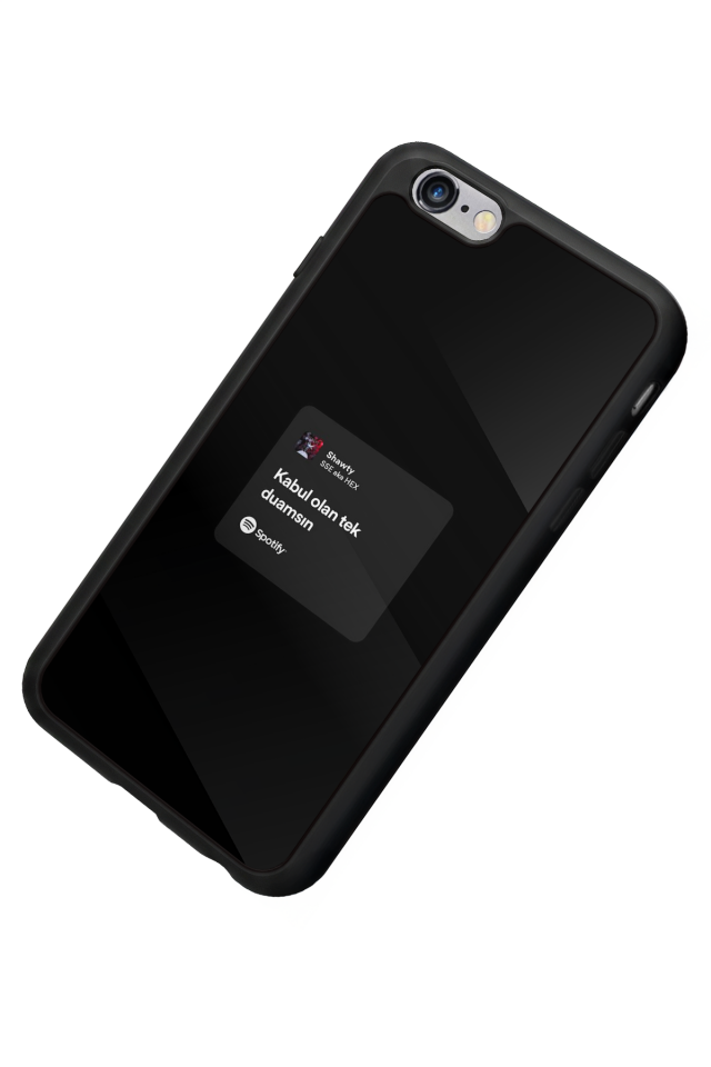 iPhone 6 Plus Uyumlu Sarki Sozleri Tasarımlı Glossy Premium Kılıf