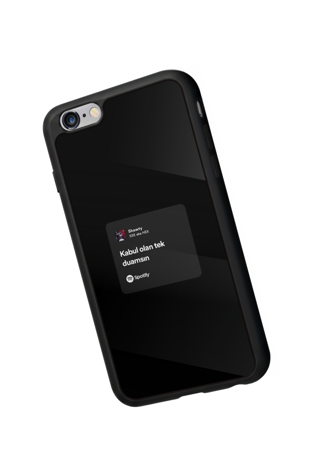 iPhone 6 Plus Uyumlu Sarki Sozleri Tasarımlı Glossy Premium Kılıf