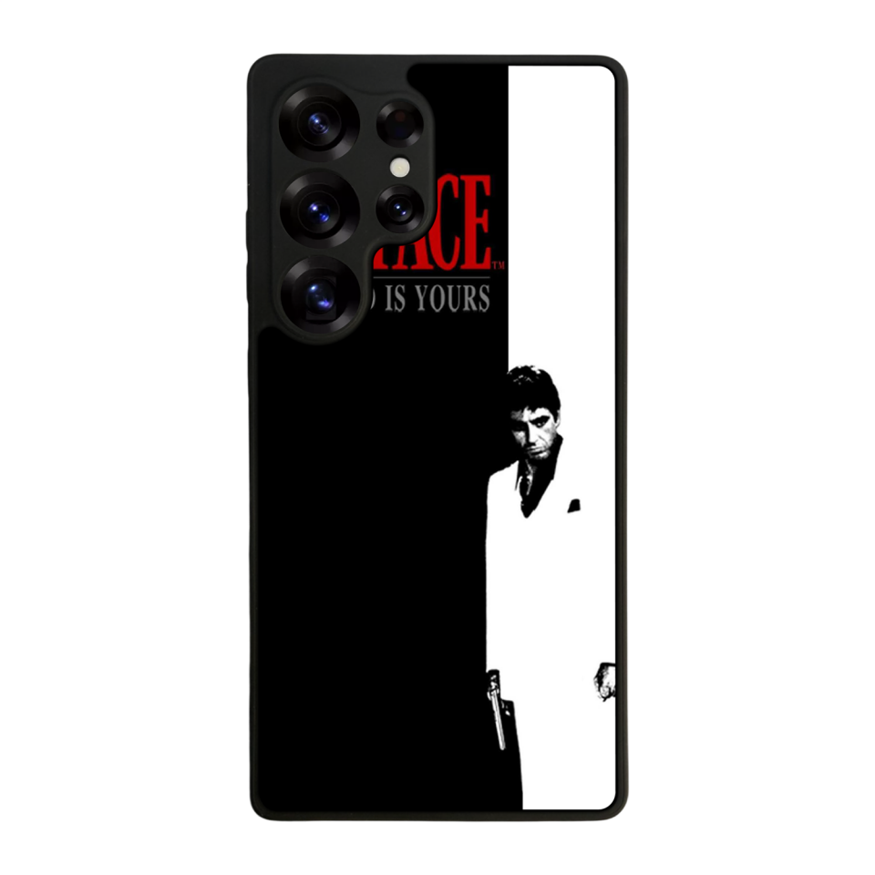 Samsung Galaxy S25 Ultra Uyumlu Scarface Tasarımlı Glossy Premium Kılıf