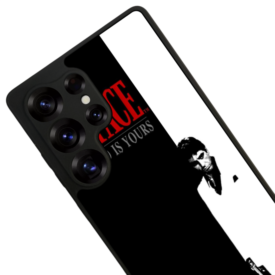 Samsung Galaxy S25 Ultra Uyumlu Scarface Tasarımlı Glossy Premium Kılıf