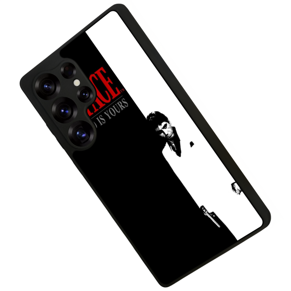 Samsung Galaxy S25 Ultra Uyumlu Scarface Tasarımlı Glossy Premium Kılıf