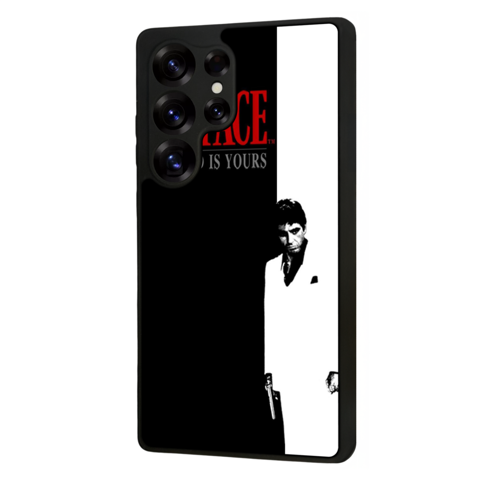 Samsung Galaxy S25 Ultra Uyumlu Scarface Tasarımlı Glossy Premium Kılıf