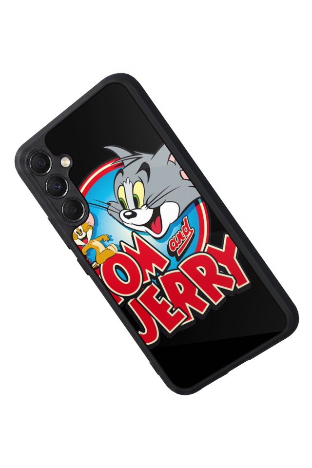 Samsung Galaxy A34 Uyumlu Tom And Jerry Tasarımlı Glossy Premium Kılıf