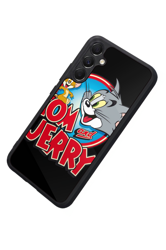 Samsung Galaxy A34 Uyumlu Tom And Jerry Tasarımlı Glossy Premium Kılıf