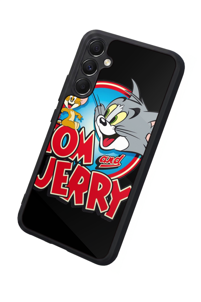 Samsung Galaxy A34 Uyumlu Tom And Jerry Tasarımlı Glossy Premium Kılıf