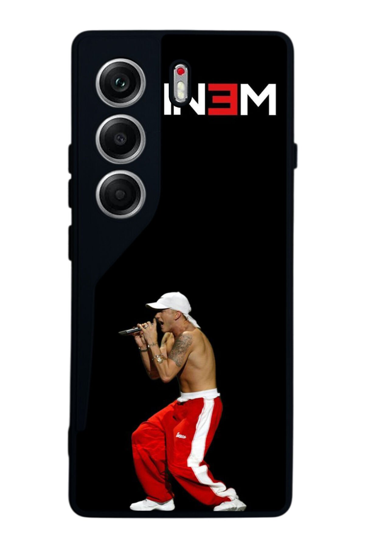 Tecno Camon 40 Uyumlu Eminem Tasarımlı Glossy Premium Kılıf