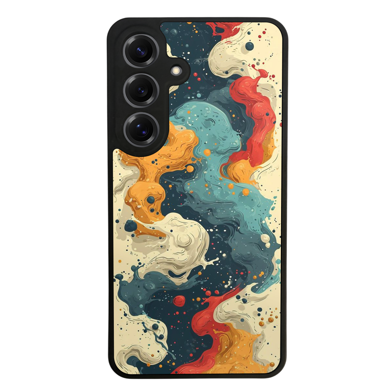 Samsung Galaxy S25 Uyumlu Abstract Tasarımlı Glossy Premium Kılıf