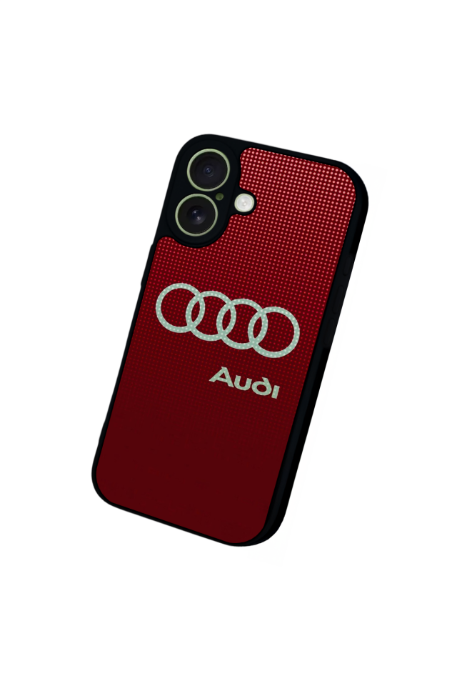 iPhone 17 Uyumlu Audi Tasarımlı Glossy Premium Kılıf