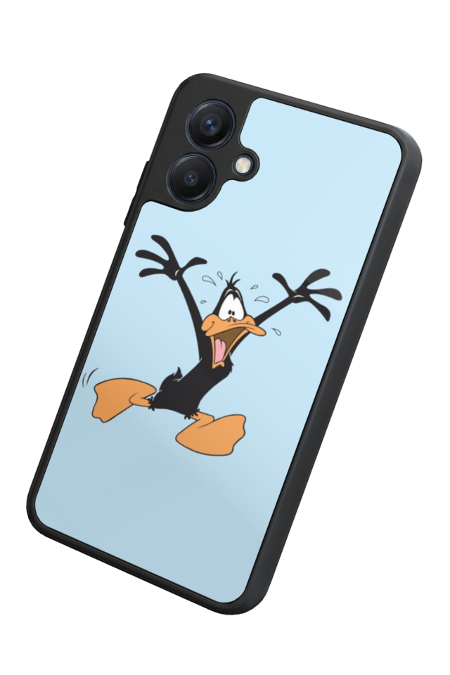 Samsung Galaxy A07 Uyumlu Daffy duck Tasarımlı Glossy Premium Kılıf