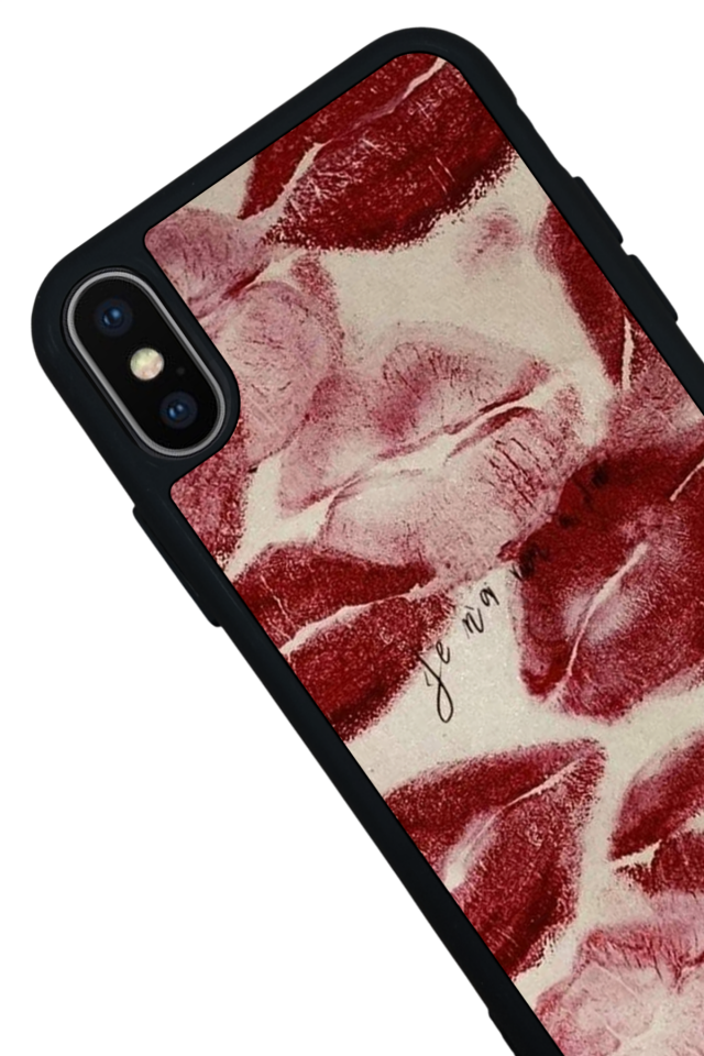 iPhone XS Max Uyumlu Dudak Tasarımlı Glossy Premium Kılıf