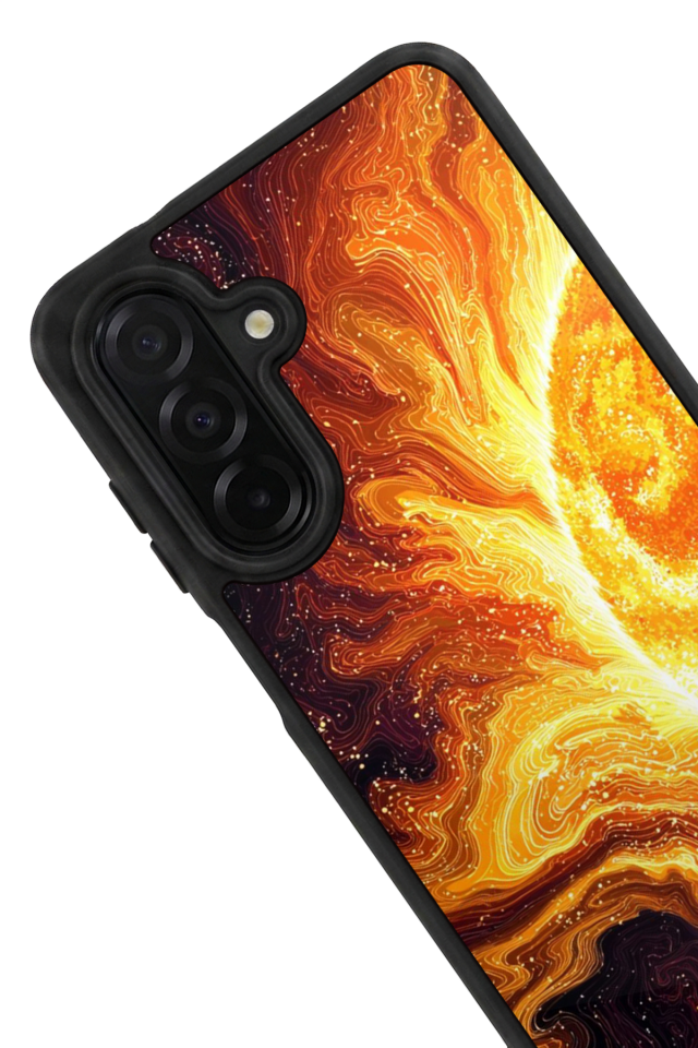 Samsung Galaxy A36 Uyumlu Güneş Tasarımlı Glossy Premium Kılıf