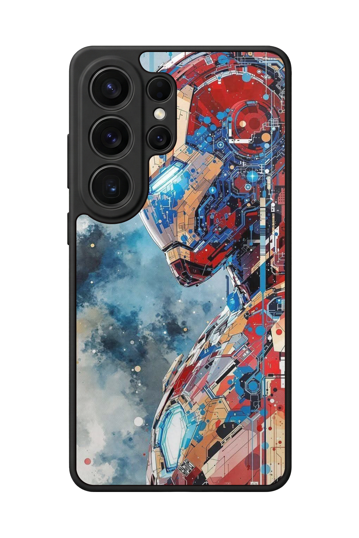 Samsung Galaxy S26 Ultra Uyumlu Iron Man ( Demir Adam ) Tasarımlı Glossy Premium Kılıf